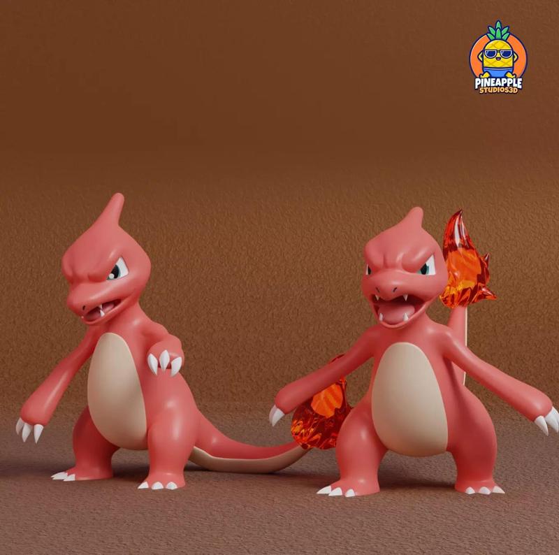 Pokemon - Charmeleon  with 2 poses