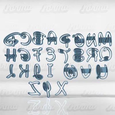 Disney Alphabet / font cutters