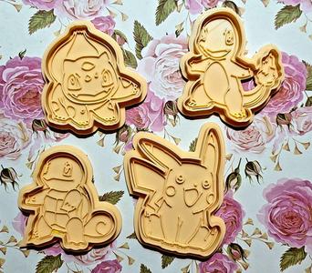 Pokemon Cookie cutter Set 001