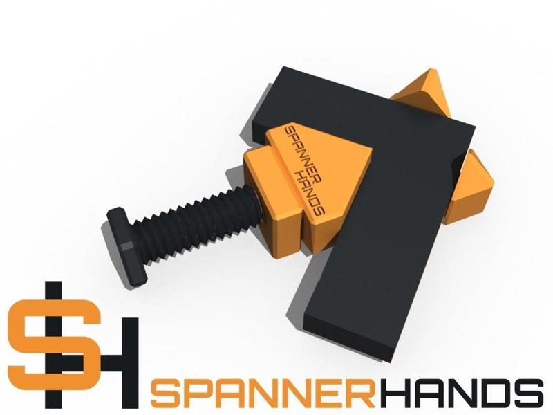 Hobby Corner Clamp / Angle Presser Vice Fully 3D Printable 