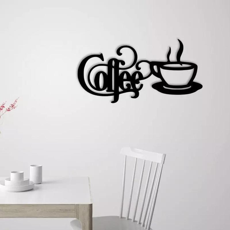 Coffee sign wall decoration