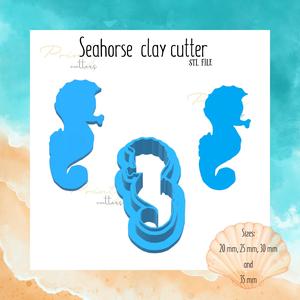 Seahorse clay cutter | Sea animal clay cutter | Summer clay cutter | Polymer clay tool | Clay cutter | Cookie cutter