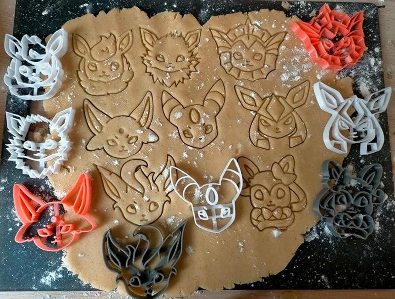 Evoli evolutions cookie cutters