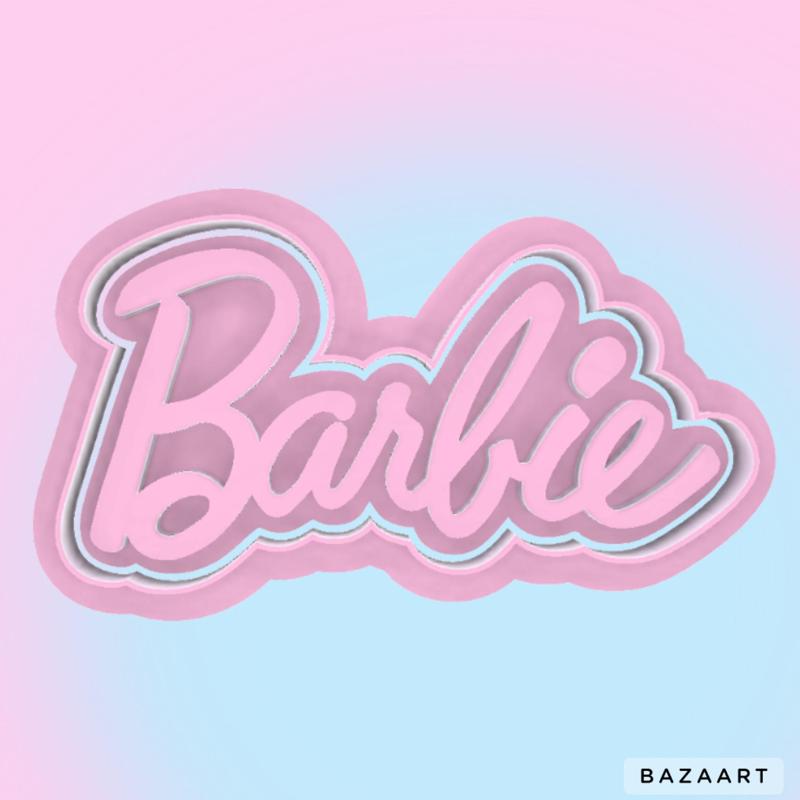 Barbie Logo Cookie Cutter