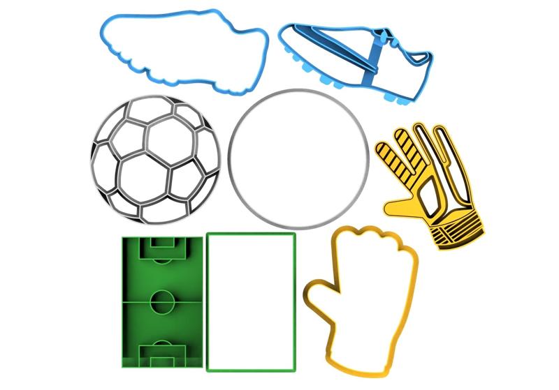FOOTBALL COOKIE CUTTERS set 1