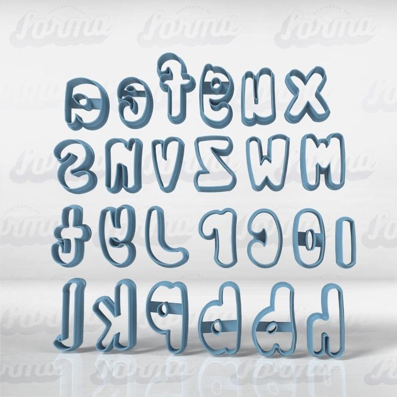 Fatty Letters Alphabet / Letters alphabet