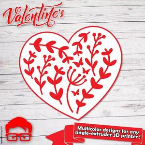 Valentines Day heart ornament gift for your loved one