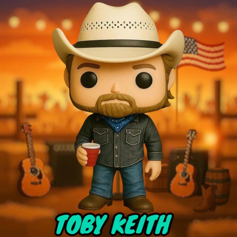 TOBY KEITH Funko Pop Style - Country Music Legend
