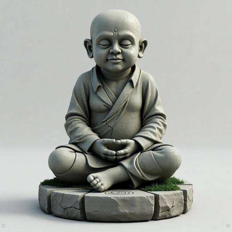 Mountain Monk Bust 🧘‍♂️⛰️