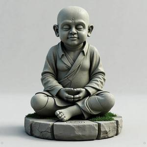 Mountain Monk Bust 🧘‍♂️⛰️