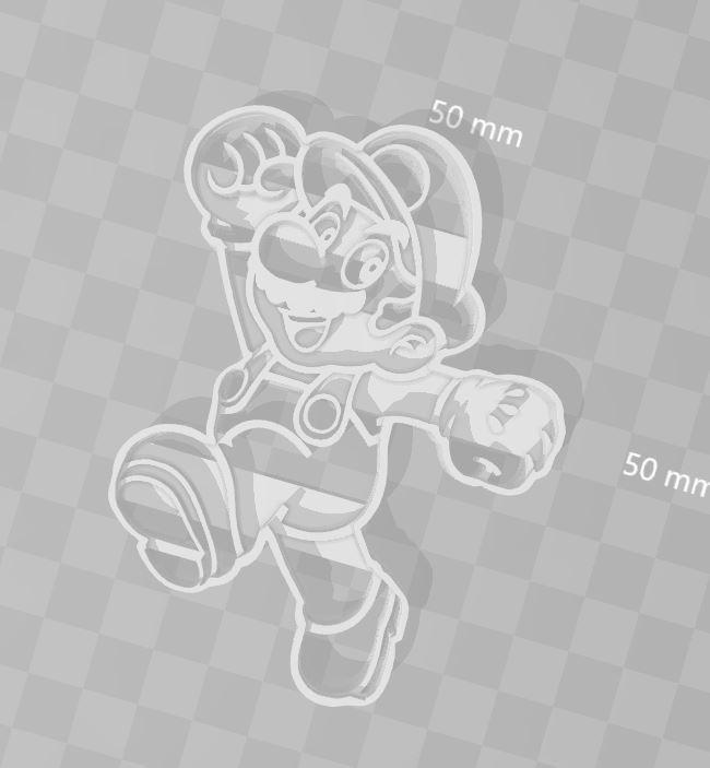 Super mario bros cookie cutter