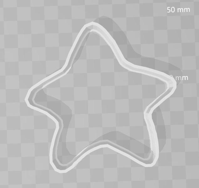 Marine sea Star cookie cutter