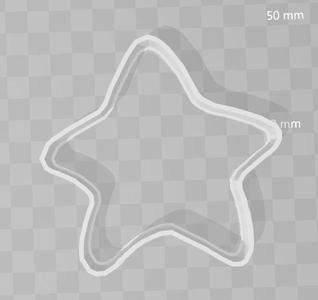 Marine sea Star cookie cutter