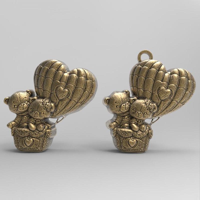 teddy bears in hot air balloons