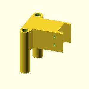 Quadcopter XT60 mount