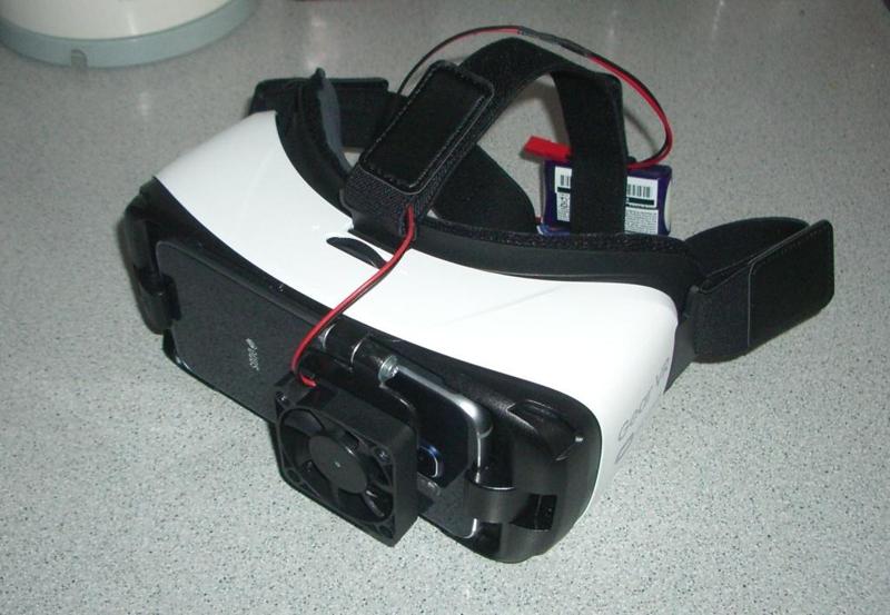 50mm fan holder for Gear VR  