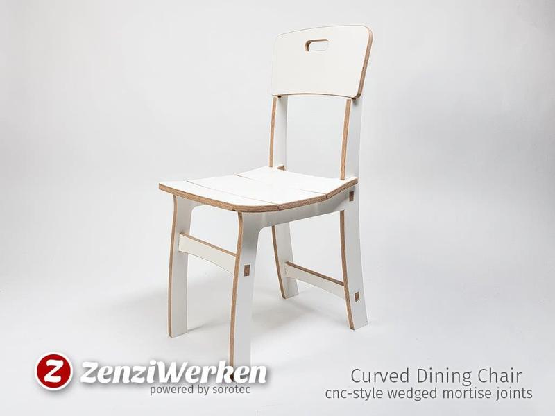 Curved Dining Chair cnc