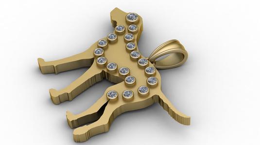 TOPGRILL PANDANT 3D PRINTABLE MODAL