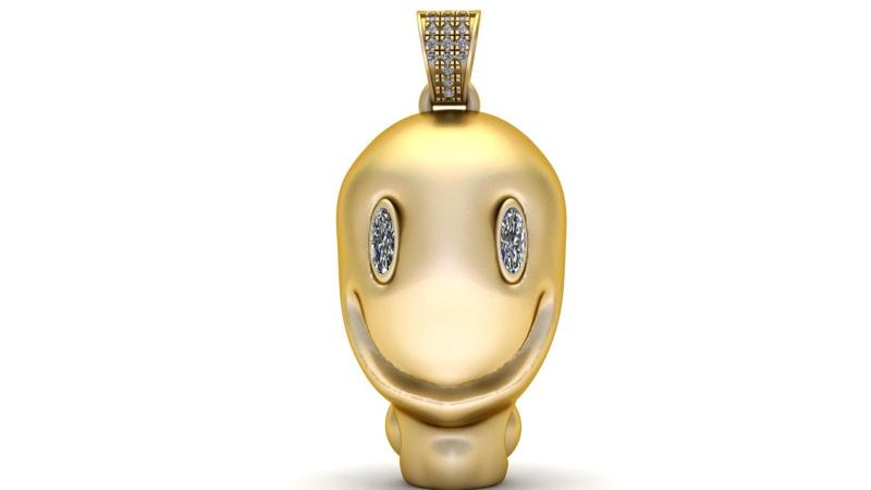 Fashion PANDANT 3D PRINTABLE MODAL