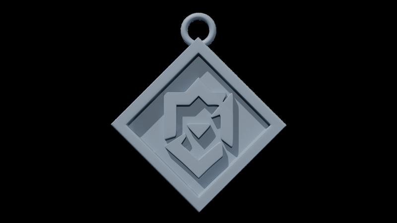 Arknights Keychain Hexer Supporter Icon - 3D Printable STL File