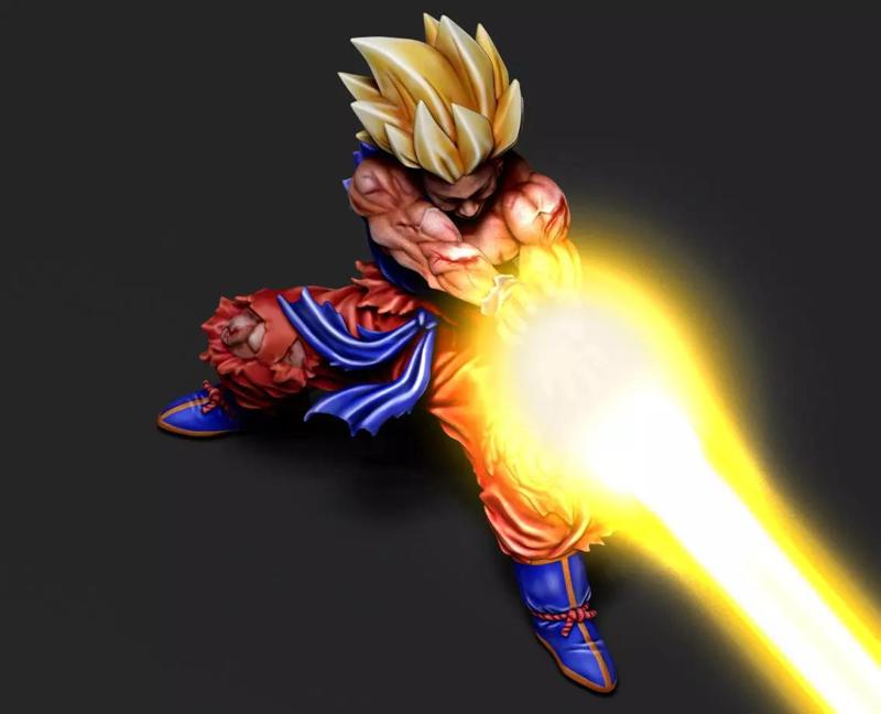 Super Saiyan Old Man Dragon Ball Z Figure for 3D print
