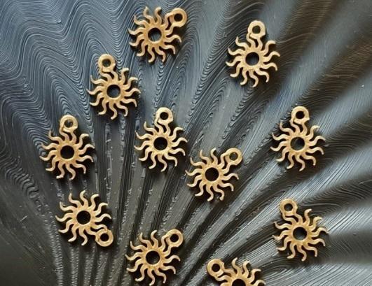 Sun Charm and Keychain