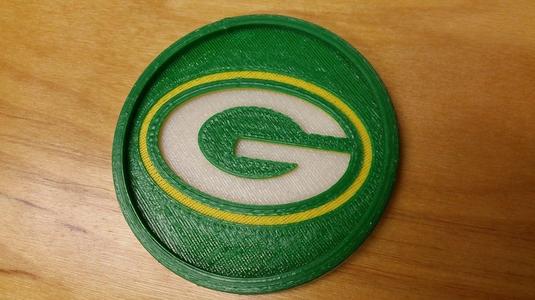 Green Bay Packers Coaster (3 Color)