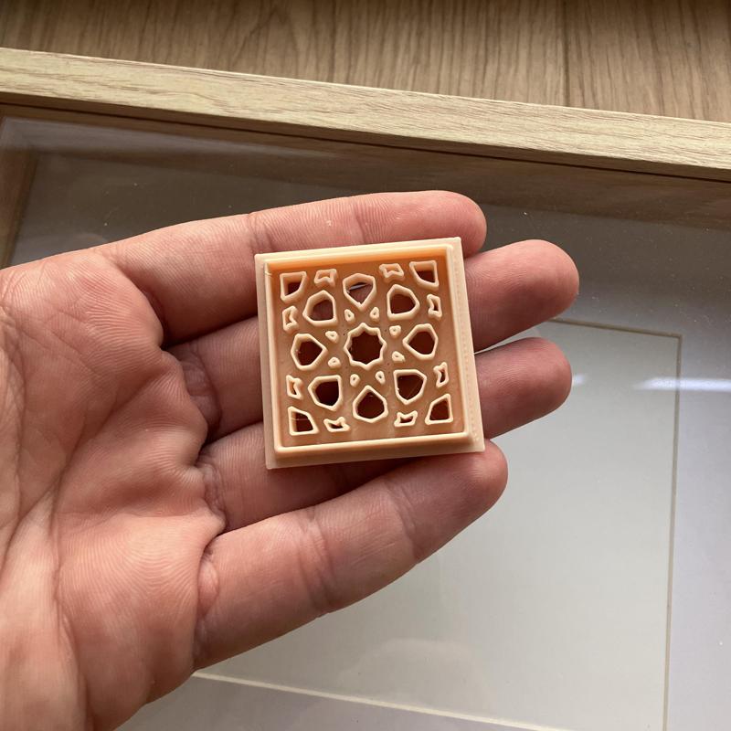 polymer clay cutter #85 (arabic tile/mosaic)