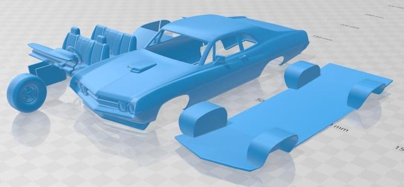 Falcon 429 Super Cobra Jet 1970 Printable Car
