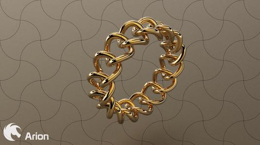 Fine Jewelry, Link Ring 11