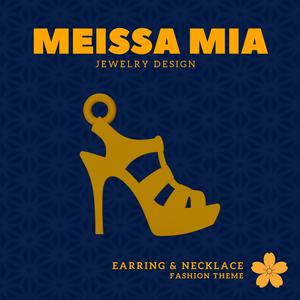 Step Into Style – 3D Print File for High Heels Earrings & Necklace High Heels Crown Earring - High HeelsNecklace - Girl's Fashion