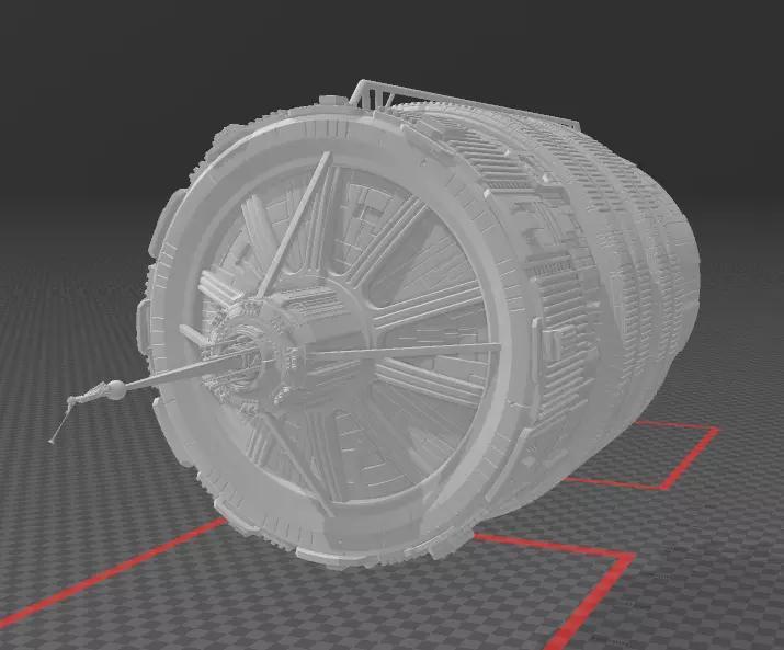 The Expanse Nauvoo Behemoth Medina Station 3d model