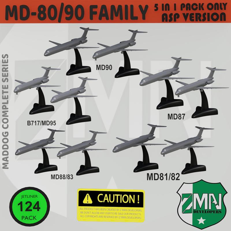 MD-81/82/83/87/88/90/95 (FAMILY PACK) V6