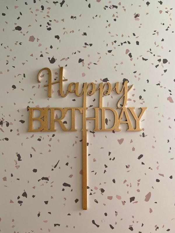 happy birthday cake topper