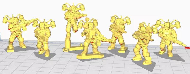 Tempestus Aquilons squad