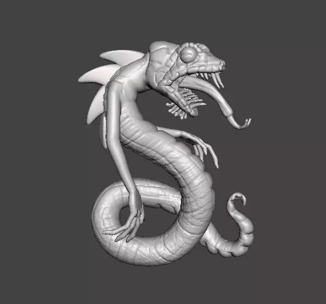 YIG FATHER OF SERPENTS MONSTER MINIATURE MODEL FANTASY GAMES RPG