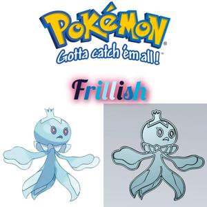 AMAZING POKEMON frillish COOKIE CUTTER STAMP CAKE DECORATING