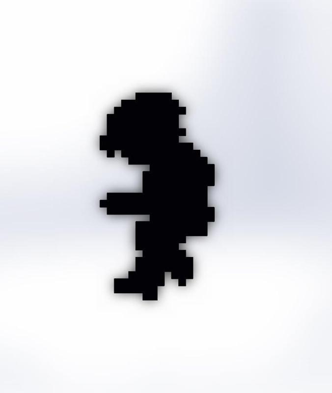 Dark Link sprite from Zelda 2