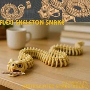 Flexi Skeleton Snake Articulated Snake Model