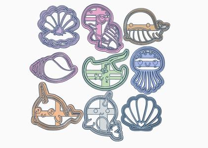 Sea Fish COokies Sea Fish COokies Sea Bottom Cutters Sea Fish COokies Cookies