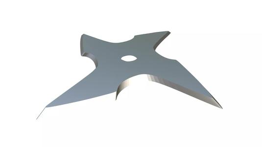 Shuriken metal blade