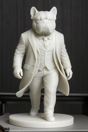 French Bulldog statue like a gentleman
