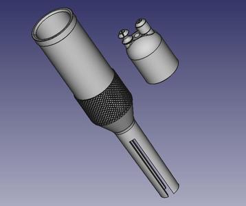 Viven Bessieres VB Rifle Grenade & Launcher French WWI & WWII 1:1 Scale Reenactment Replica Model