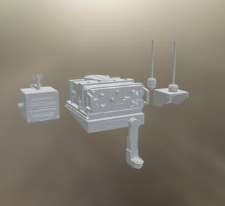 Radio TRVP13 for Jeep - military vehicle - 1/16 - 1/18 and other scales