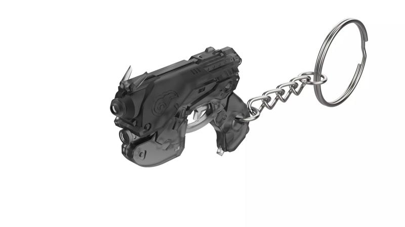 Keychain - DVa Palanquin Blaster - Overwatch - Printable - STL