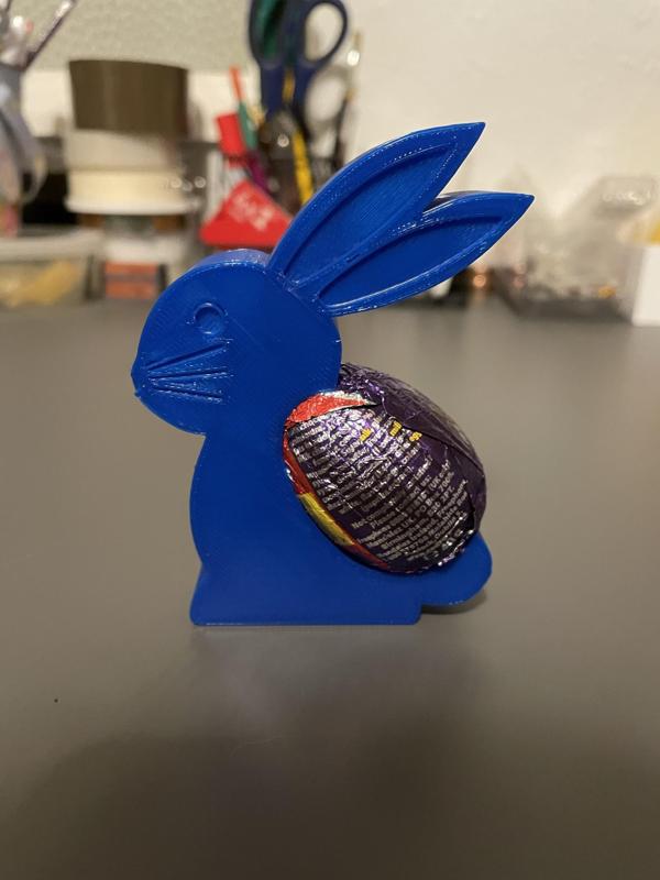Easter Bunny Cream Egg Holder