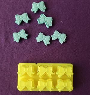 Miniature bow tie cutter with ribbon