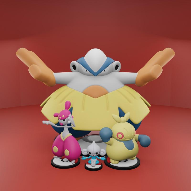 Pokemon Generation III Fighting Type Pack