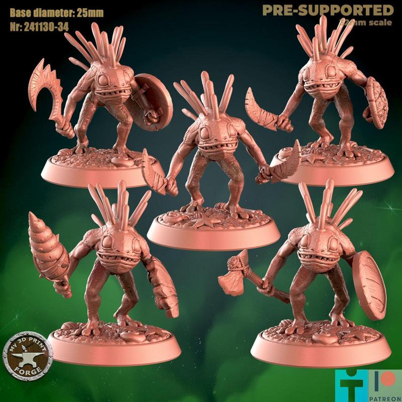 Murlocs with Weapons 5 Pack