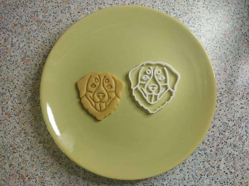 Bernie dog cookie cutter